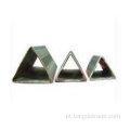Estoque de barra triangular de metal e alumínio